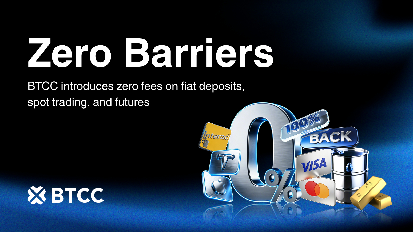 BTCC Exchange Eliminates Fees Across Every Layer of Crypto Trading in Landmark Zero-Barrier Initiative