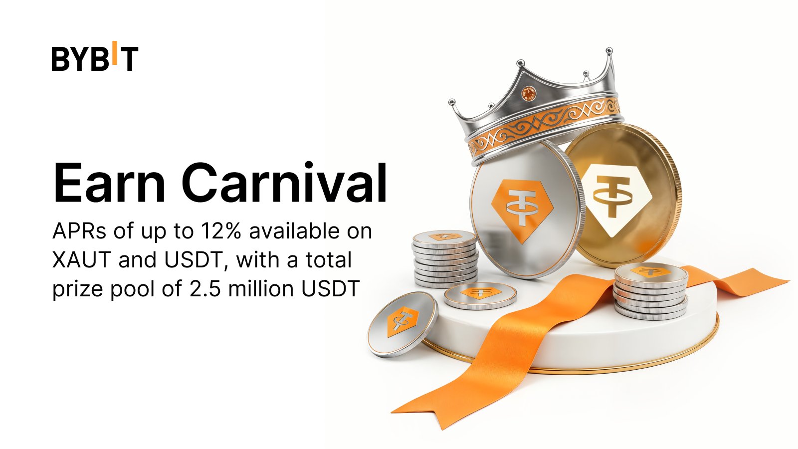 Bybit Launches “Earn Carnival” Campaign With Up to 12% APR Opportunities and 2.5 Million USDT Prize Pool