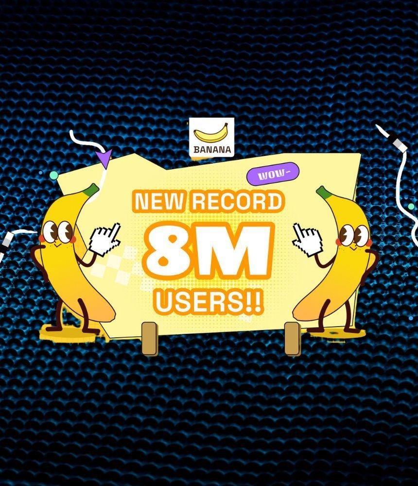 TON P2E Game BANANA Crosses 8M Users in Four Weeks