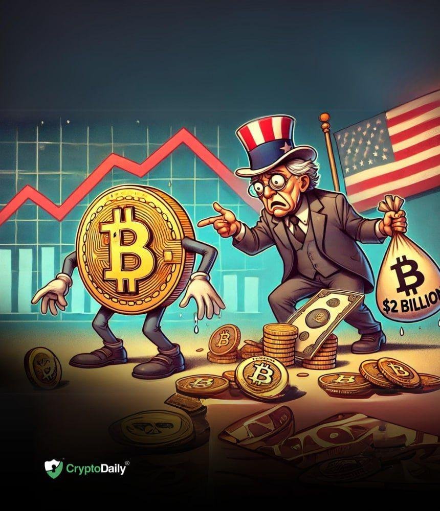 Bitcoin (BTC) dips as US government moves $2 billion in $BTC to unknown wallet